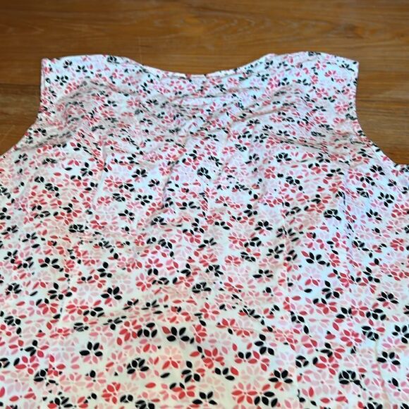 Talbots v-neck vestโtop button up pinksโL - Picture 5 of 10